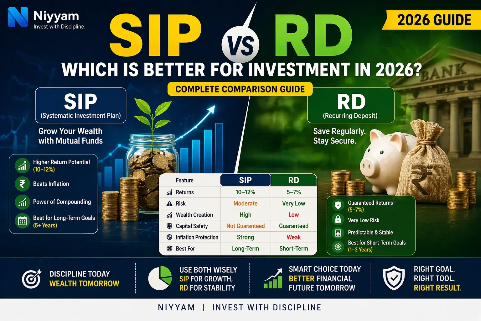 SIP vs RD: Which is Better for Investment in 2026? Complete Comparison Guide