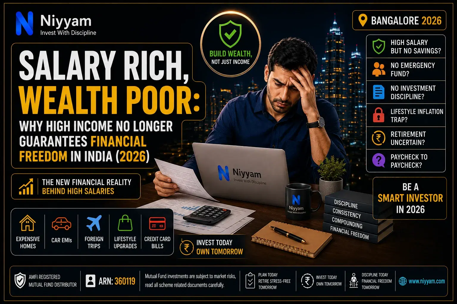 Salary Rich, Wealth Poor: Why High Income No Longer Guarantees Financial Freedom in India (2026)