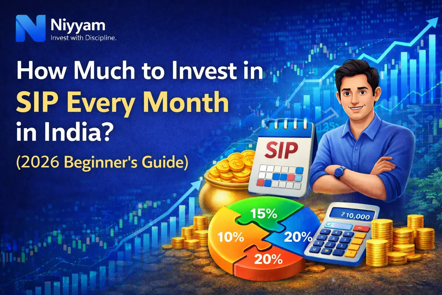 How Much to Invest in SIP Every Month in India? (2026 Beginner’s Guide)