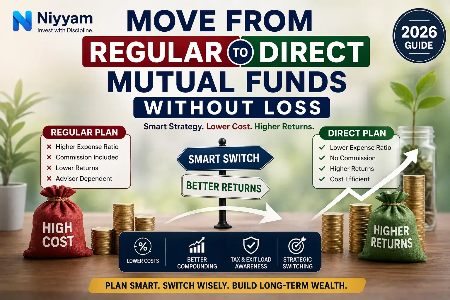 How to Move from Regular to Direct Mutual Funds Without Loss (2026 Guide)