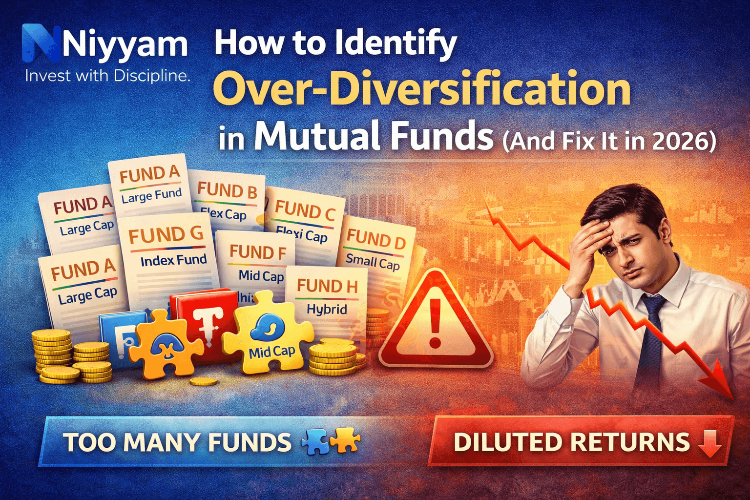 How to identify over-diversification in mutual funds and fix your portfolio with proper allocation