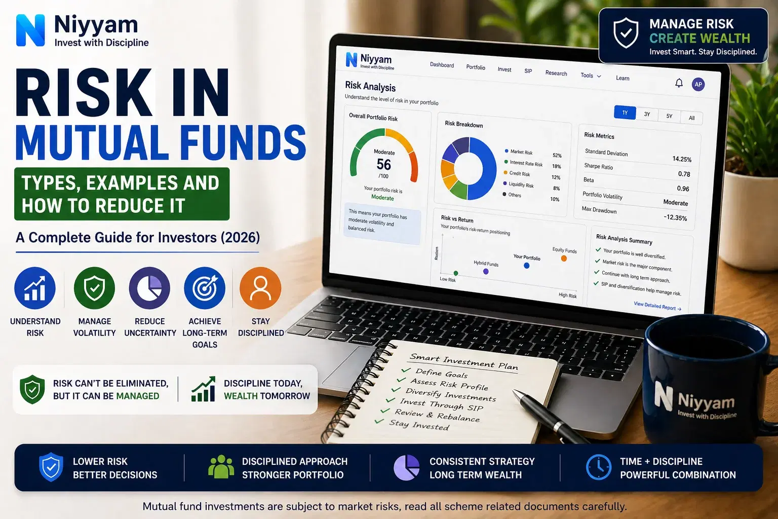 Risk in Mutual Funds: Types, Examples, and How to Reduce It (2026 Guide)