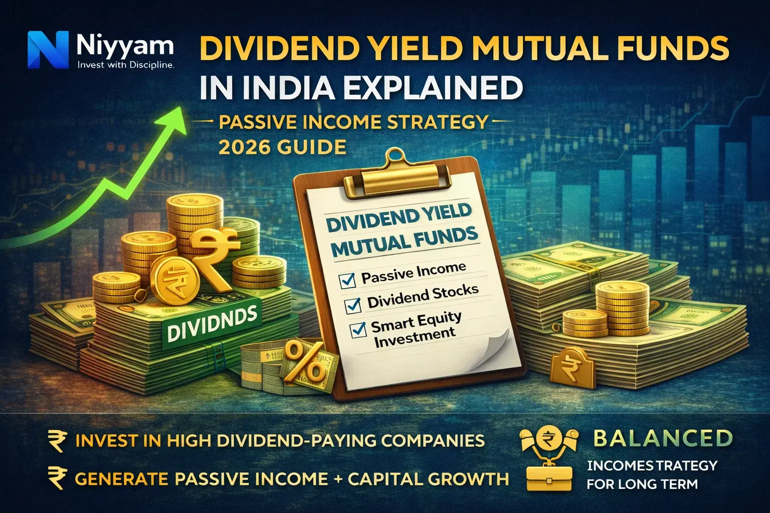 How Dividend Yield Mutual Funds Work in India (Passive Income Strategy 2026 Guide)
