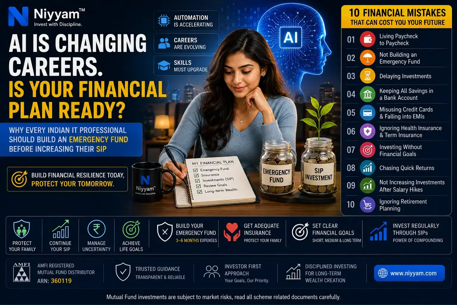 Emergency Fund Before SIP: AI is changing careers and every Indian IT professional should strengthen their financial plan.